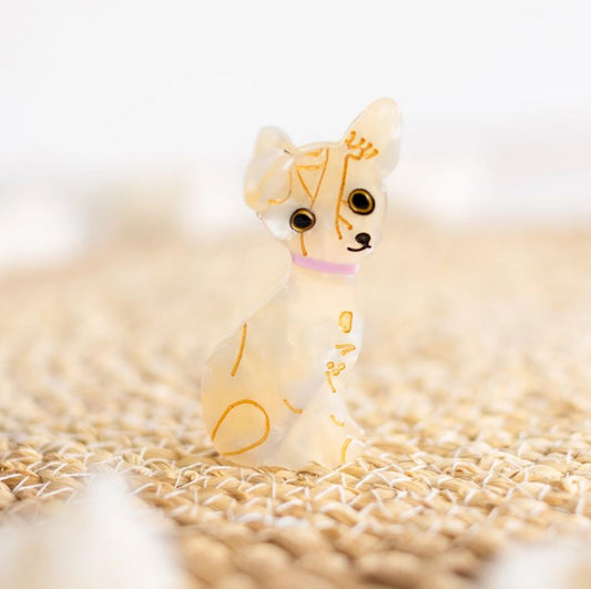 Chihuahua Dog Pattern Claw Clip